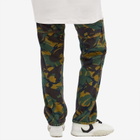 Martine Rose Women's Reversible Camo Print Jeans in Blue Camo