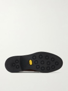 Mr P. - Leather Derby Shoes - Brown
