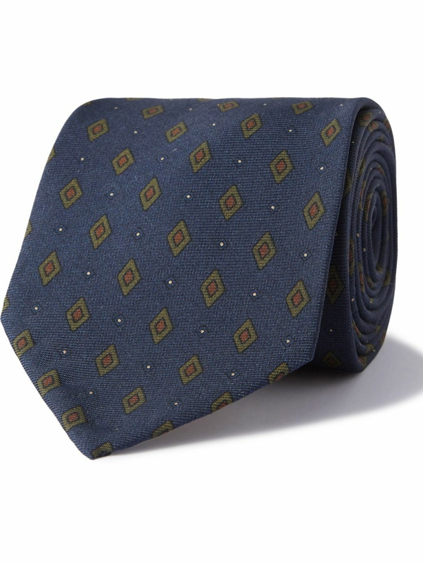 Photo: Rubinacci - 7.5cm Printed Silk Tie