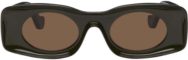 Photo: LOEWE Black & Khaki Paula's Ibiza Original Sunglasses