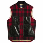Junya Watanabe MAN Men's x Filson Wool Vest in Red