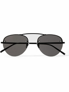 SAINT LAURENT - Aviator-Style Metal Sunglasses