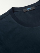 Kiton - Cotton-Jersey T-Shirt - Blue