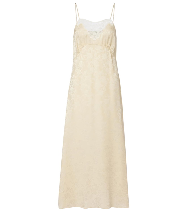 Photo: Chloé Jacquard lace-trimmed silk midi dress