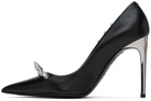 Moschino Black Spikes Heels