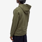 Norse Projects Men's Vagn Classic Popover Hoodie in Army Green