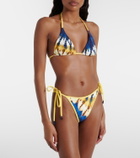 Alémais Martine printed bikini top