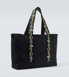 Bode Alpineflower sequined tote bag