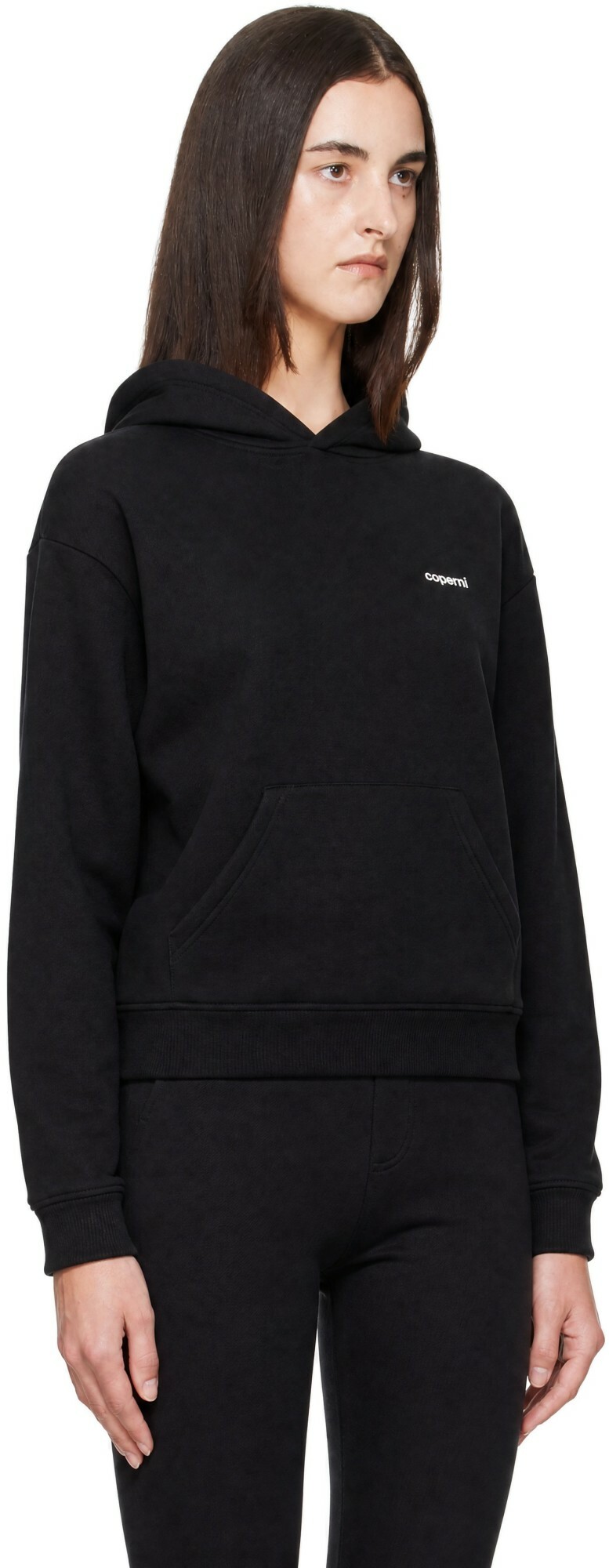 Coperni Black Cap Hoodie