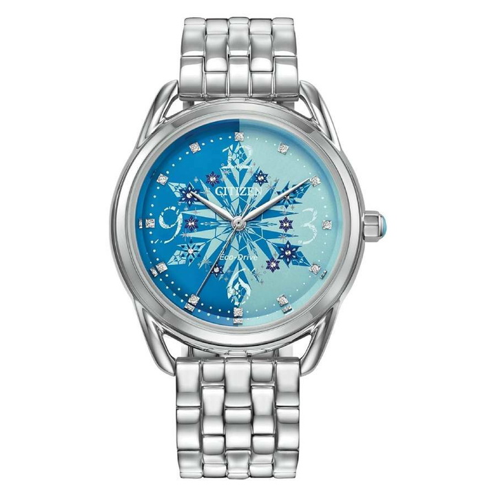 Photo: Citizen Frozen Eco-Drive Ladies Watch and Pin Gift Set FE7091-61W