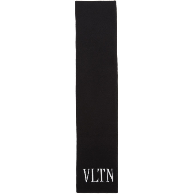 Photo: Valentino Black Valentino Garavani VLTN Scarf