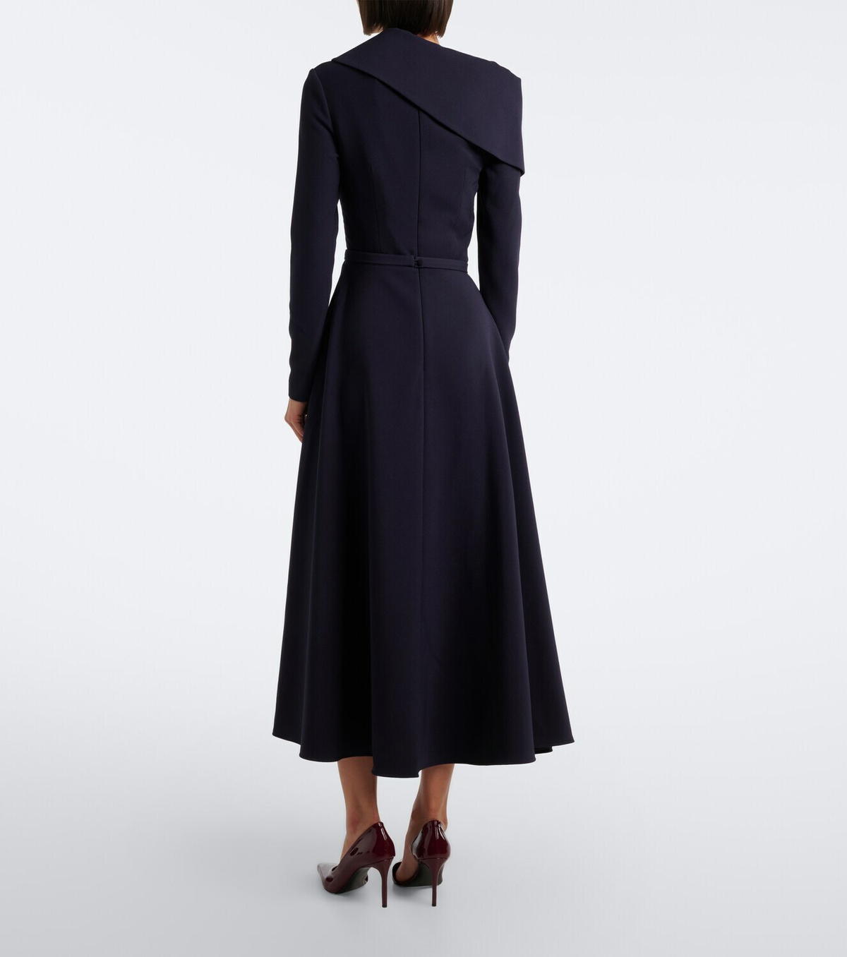 Safiyaa Asymmetric crêpe cocktail dress
