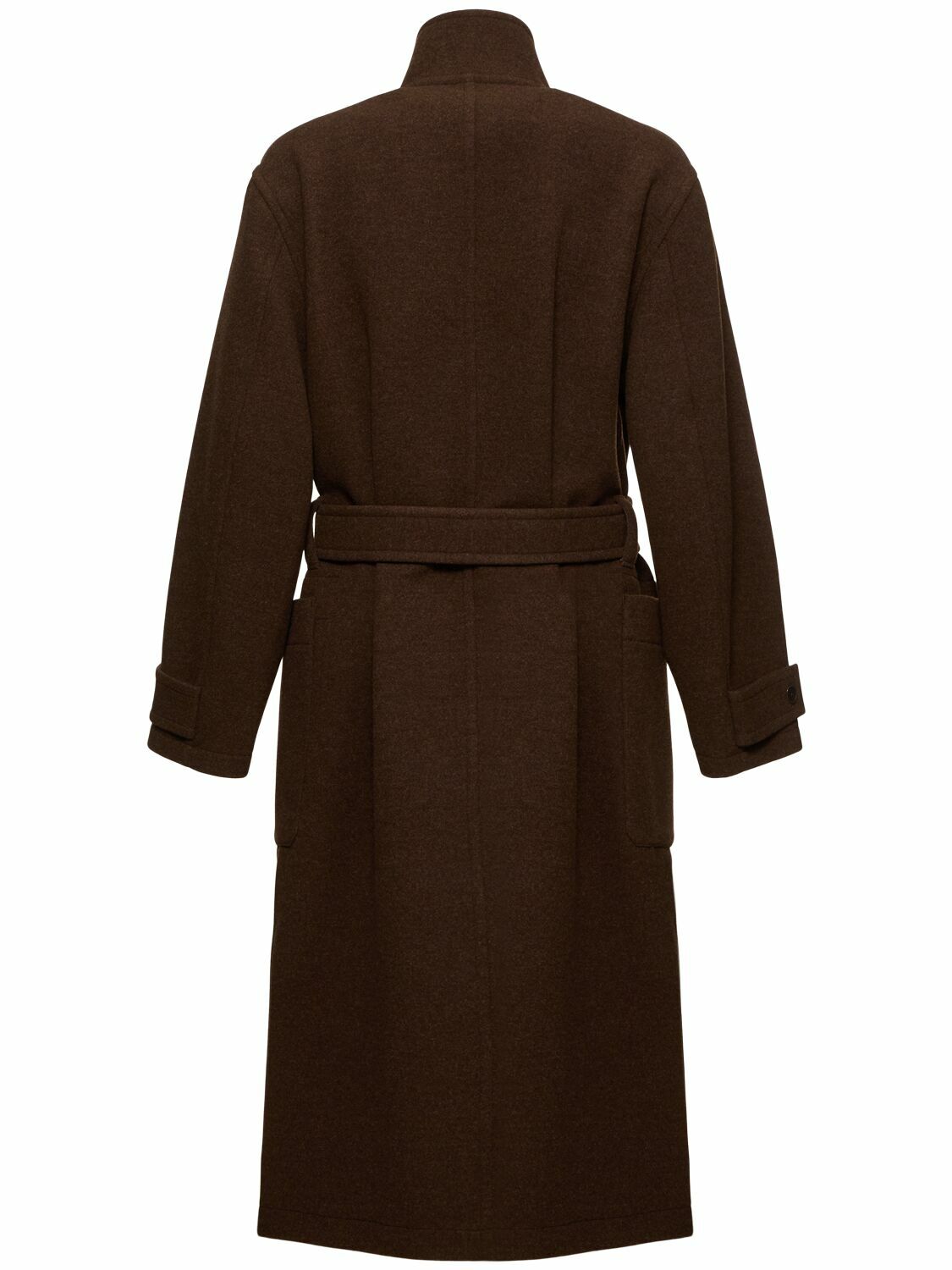 LEMAIRE Wrap Coat with Contrast Stitch Lemaire