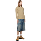 R13 Indigo Jesse Denim Shorts