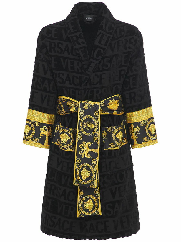 Photo: VERSACE - Barocco & Robe Cotton Bathrobe