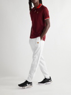 Nike Tennis - Slim-Fit Colour-Block Dri-FIT Piqué Tennis Polo Shirt - Red