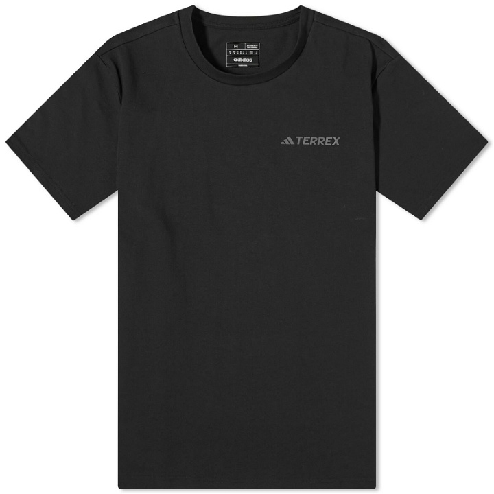 Photo: Adidas Men's TX GFX SS 230 T-Shirt in Black