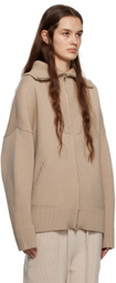 Trunk Project Beige Sailor Collar Sweater