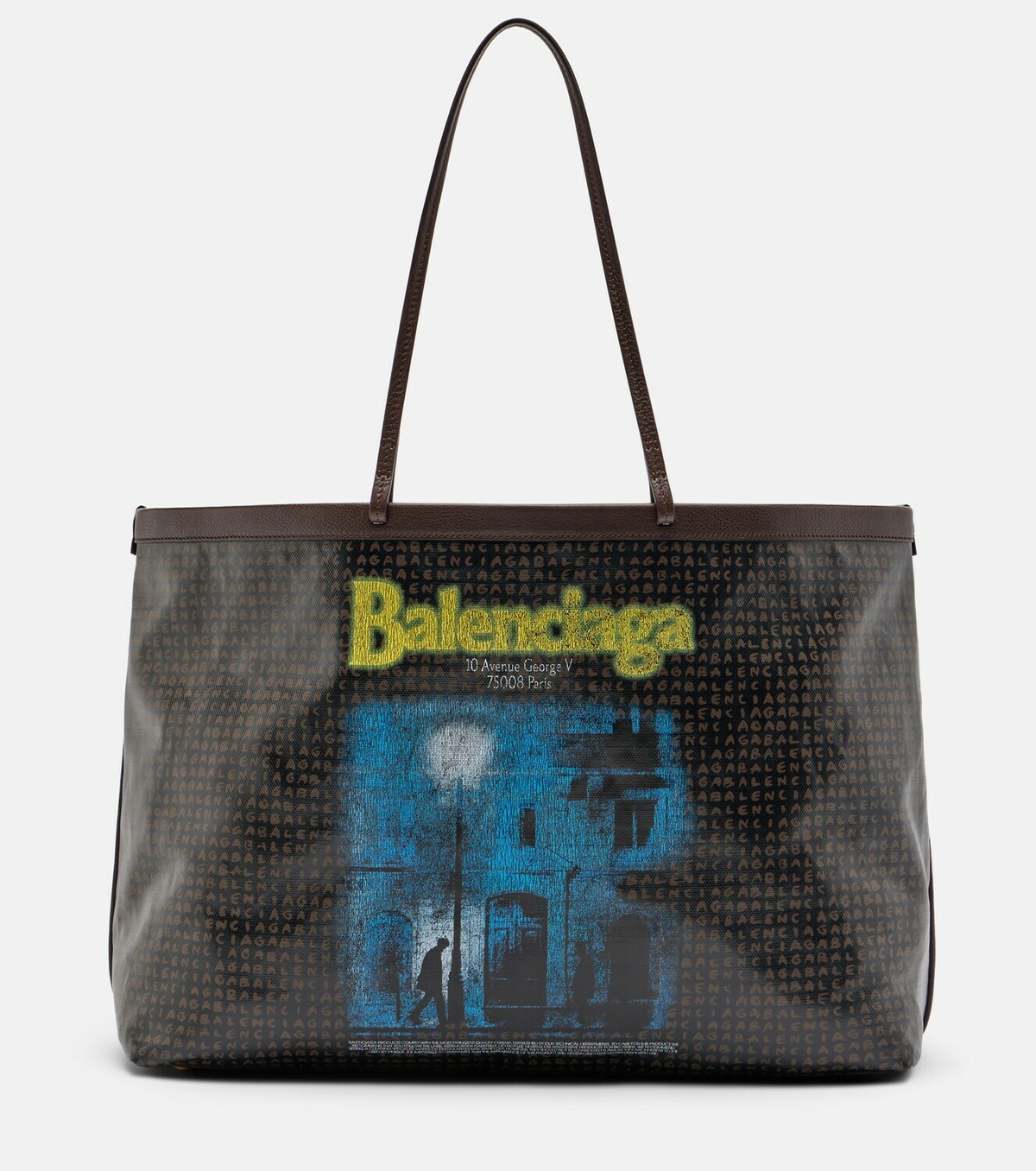 Balenciaga Select Large leather tote bag