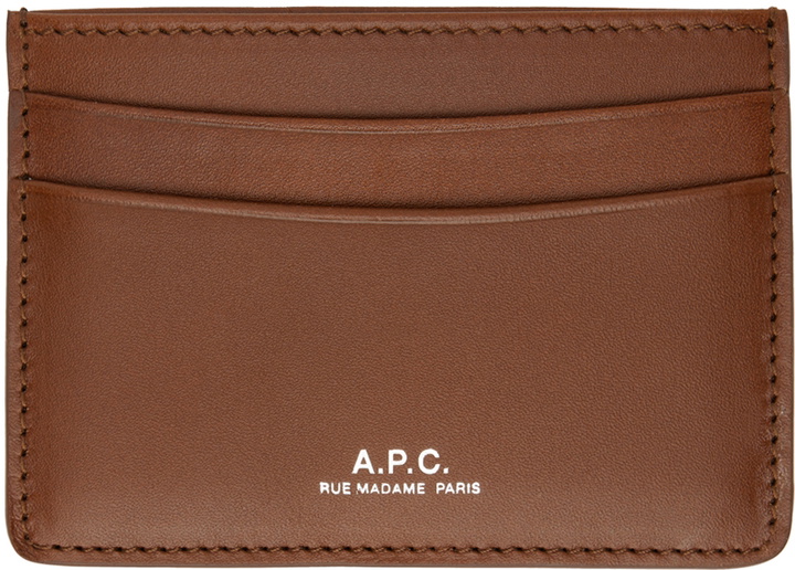 Photo: A.P.C. Brown Andre Card Holder