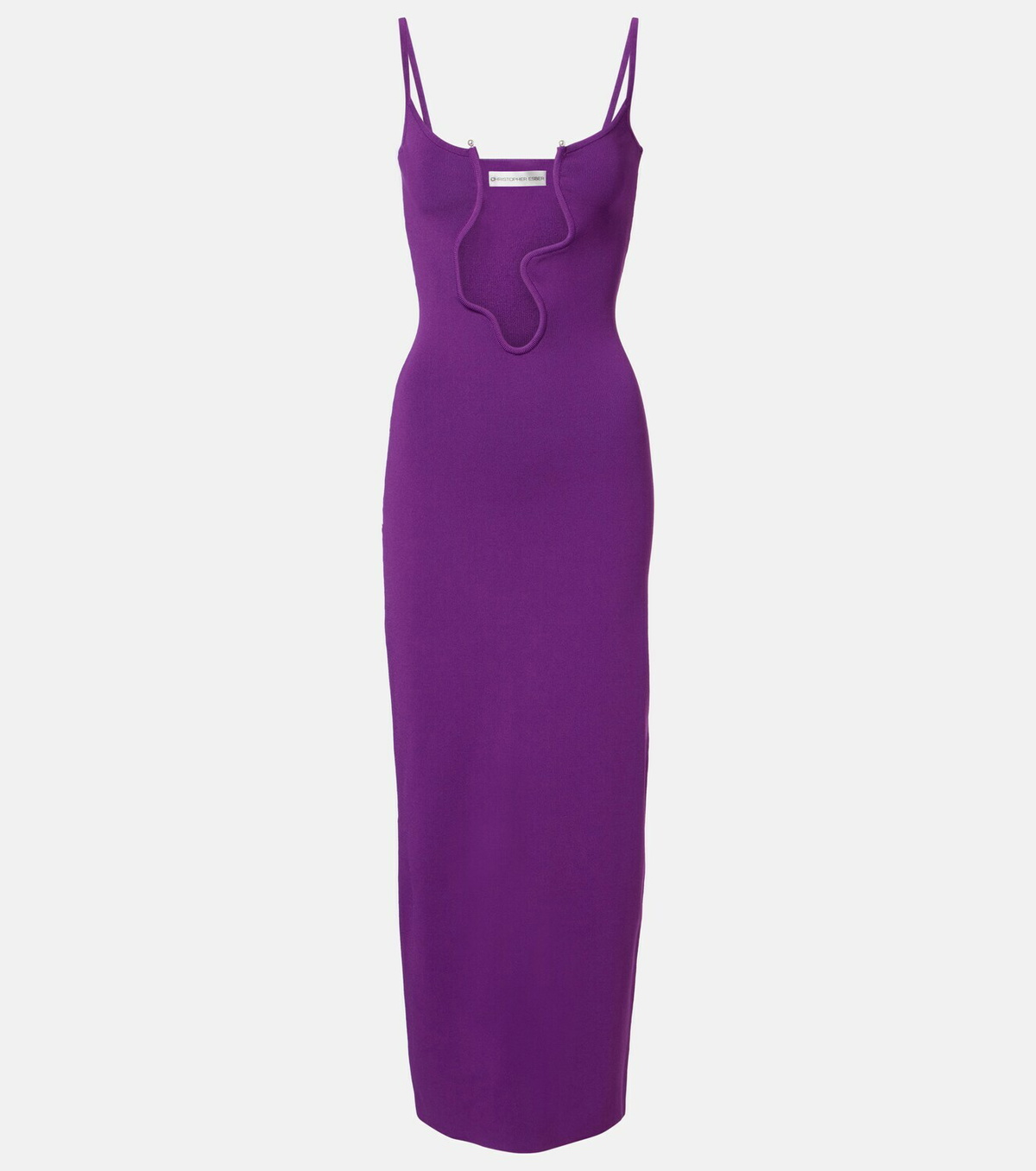 Christopher Esber Salacia cutout embellished midi dress