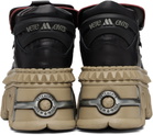 VETEMENTS Black New Rock Edition Platform Sneakers