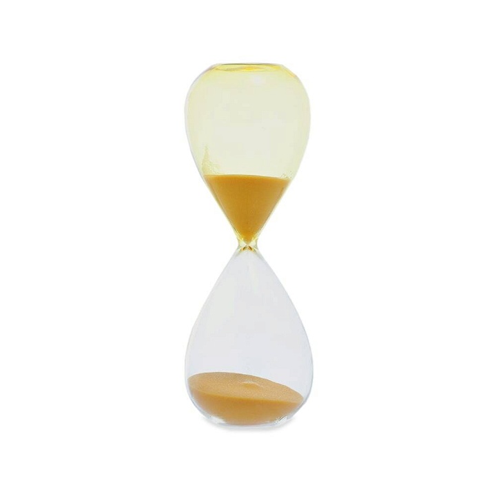 Photo: HAY Time 30 Minute Sand Timer in Light Yellow