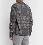 Rhude - Oversized Camp-Collar Bandana-Print Cotton Western Shirt - Black