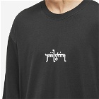 Piilgrim Men's Long Sleeve Colour Test T-Shirt in Black