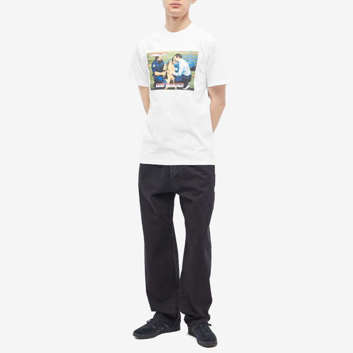 HOCKEY Men's More Problems T-Shirt in White Hockey