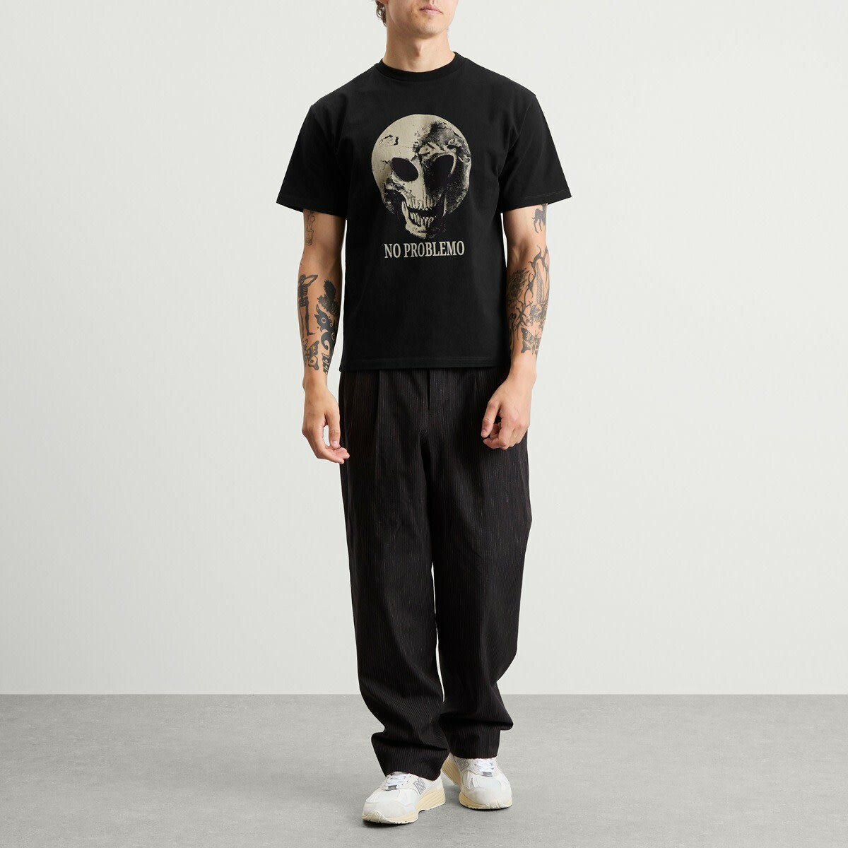 No Problemo Men's Dead Planet SS T-Shirt in Black