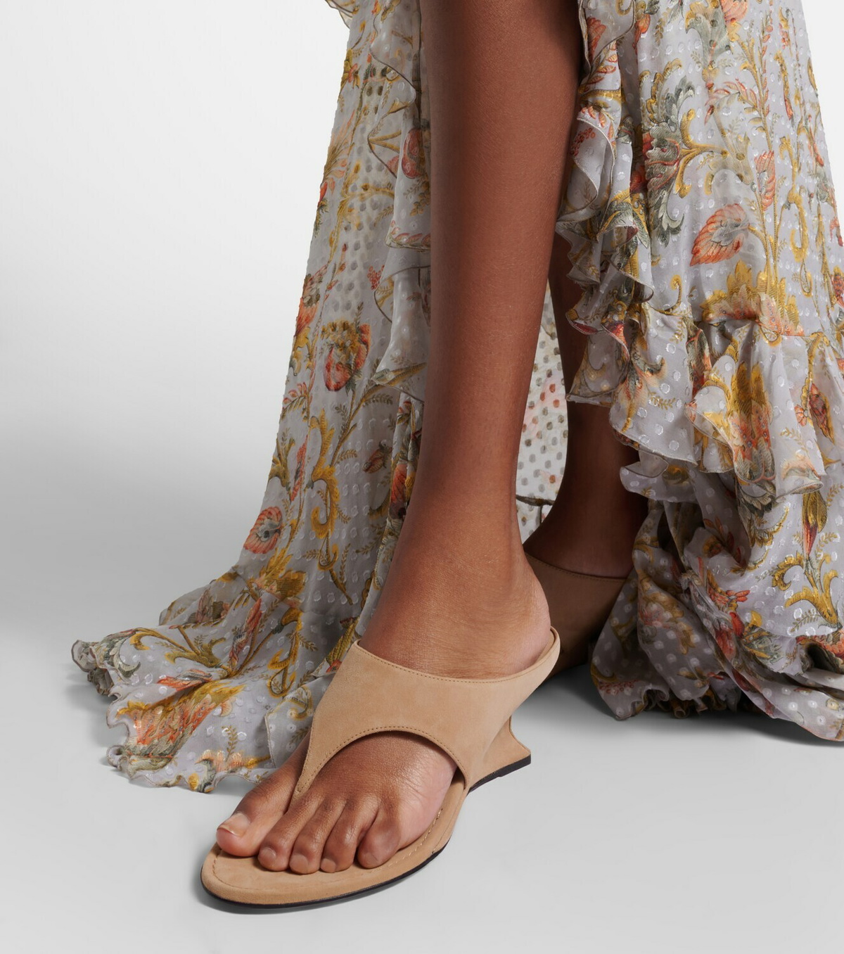 Paris Texas Nina suede thong sandals