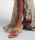 Paris Texas Nina suede thong sandals