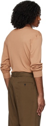 LEMAIRE Beige High Roll Turtleneck