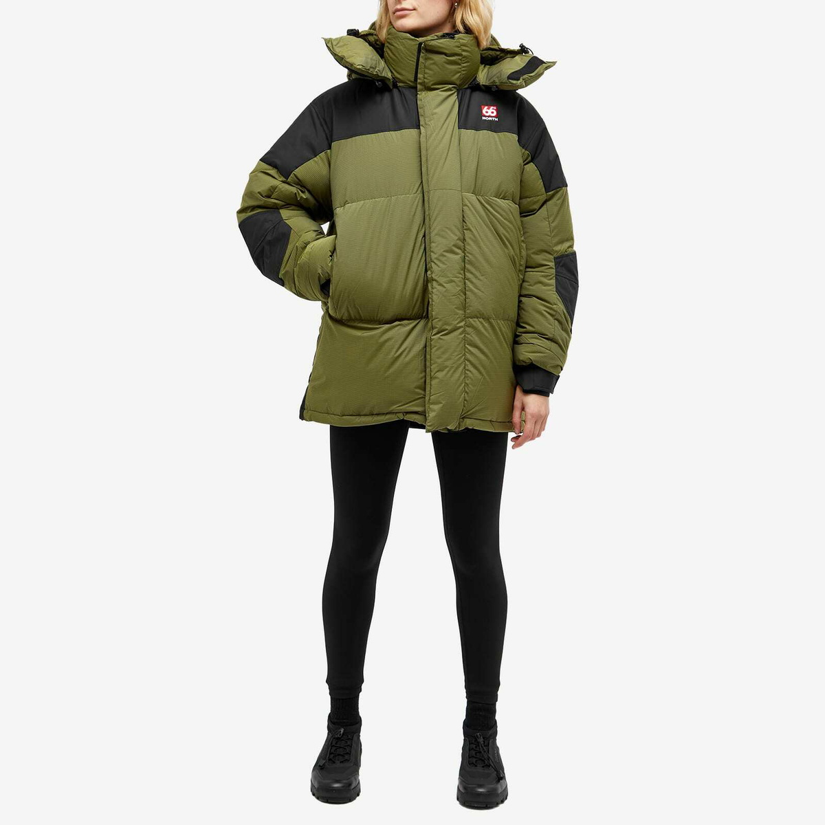 【関税込み】66°North カーキ＆ブラック Tindur ジャケット Khaki & Black Tindur Jacket by 66°North on Sale