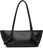 HEREU Black Fleca Baguette Shoulder Bag