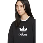 adidas Originals Black Adicolor Mock Neck Sweatshirt