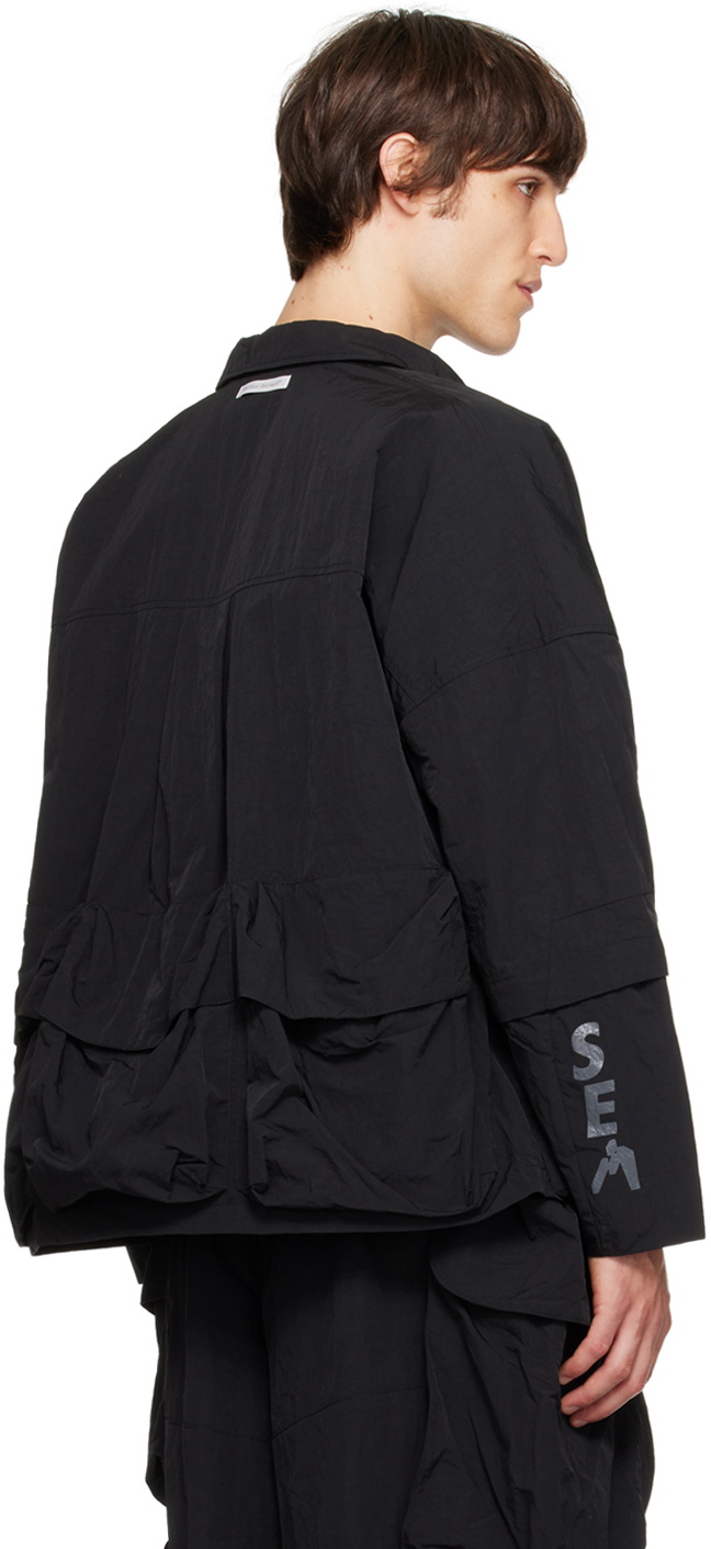 Archival Reinvent Black WIND AND SEA Edition Suit Jacket