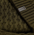 Tod's - Textured-Merino Wool Sweater - Green