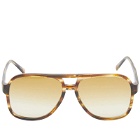 Moscot Sheister Sunglasses in Bamboo/Chesnut Fade