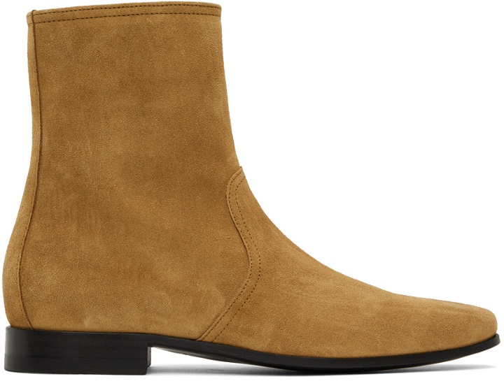 Photo: Pierre Hardy Tan 400 Leather Chelsea Boots