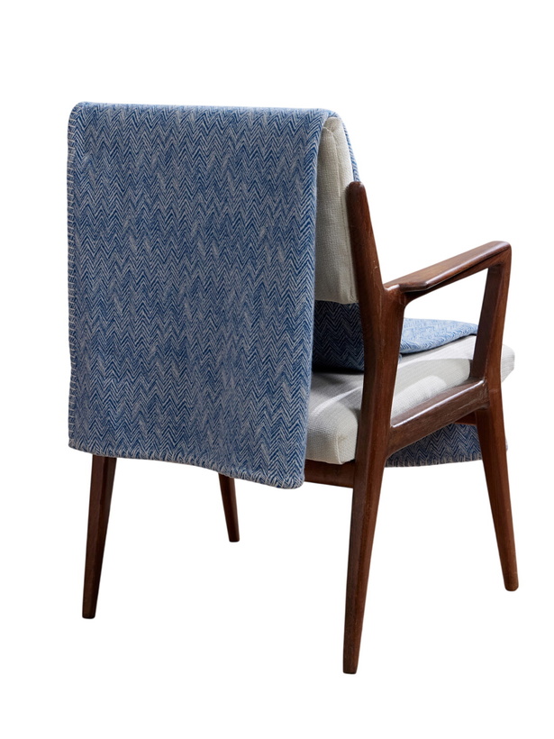 Photo: Missoni Home - Camelia Striped Wool and Cashmere-Blend Throw - Blue