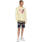 Kenzo Yellow Limited Edition Valentines Day Lucky Star Sweatshirt