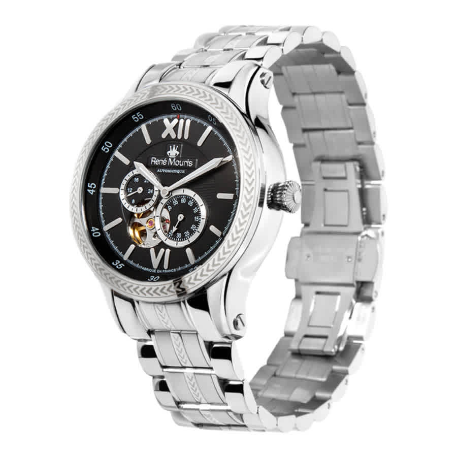 Rene Mouris Corona Black Dial Mens Watch 70106RM2