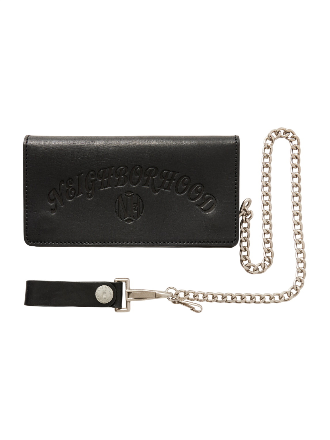Neighborhood Men's Leather Micro Wallet in Black Neighborhood