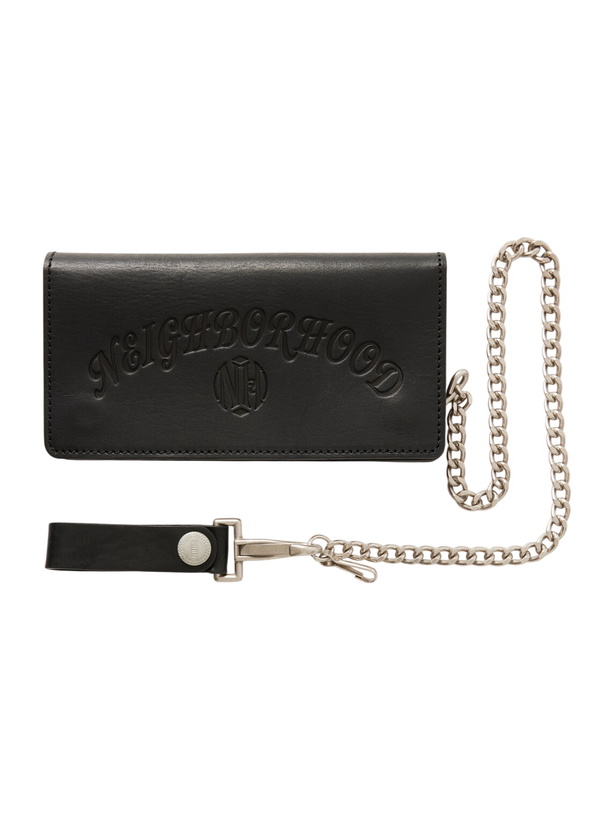 Photo: Neighborhood - Logo-Embossed Leather Billfold Wallet