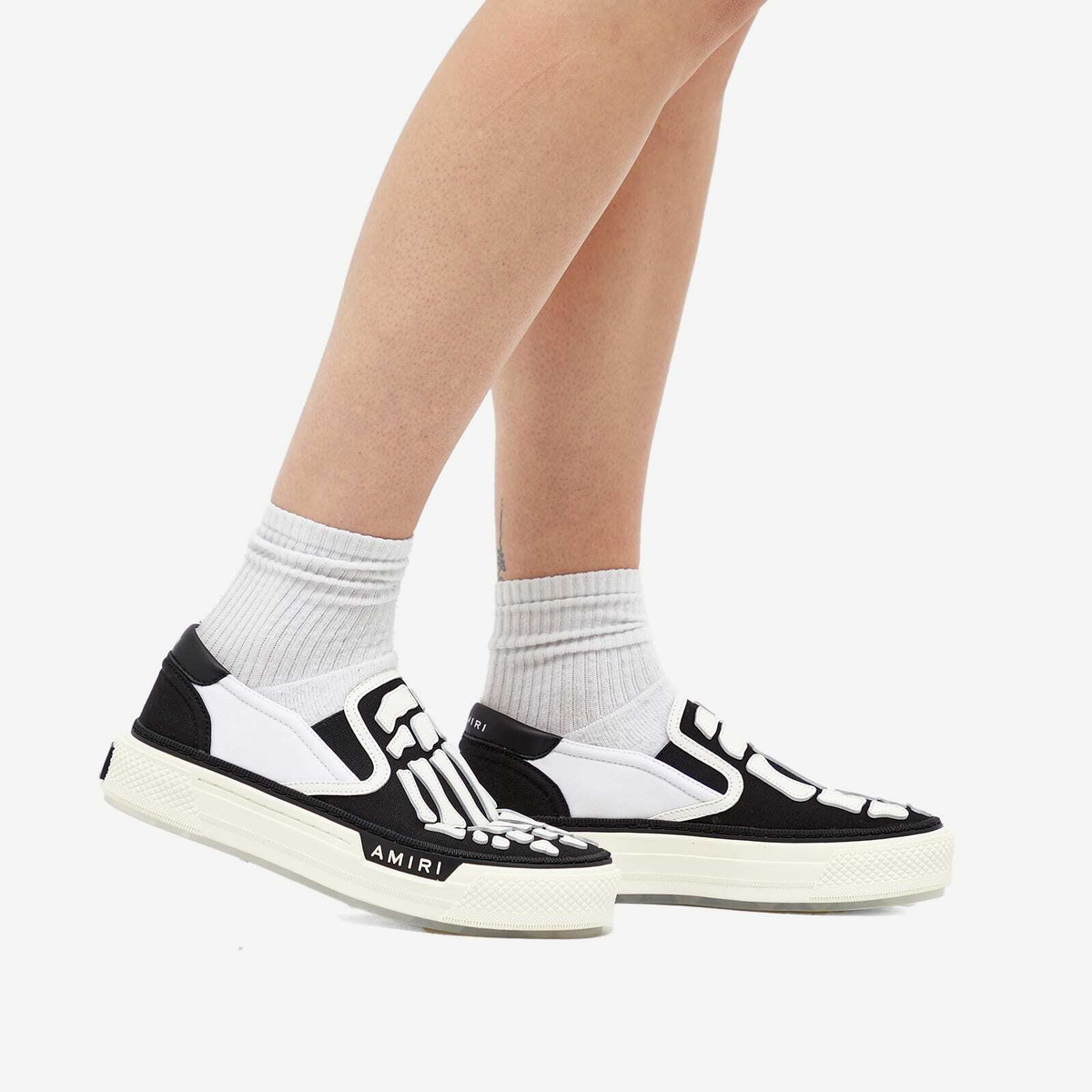amiri slip on skeleton