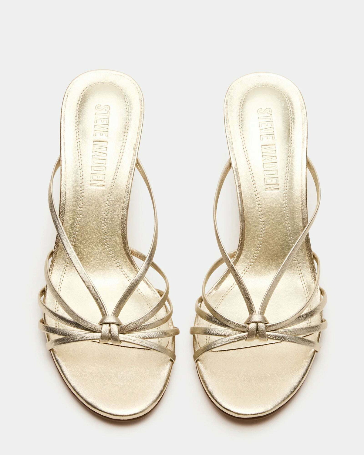 Steve Madden Edna Heels in Gold