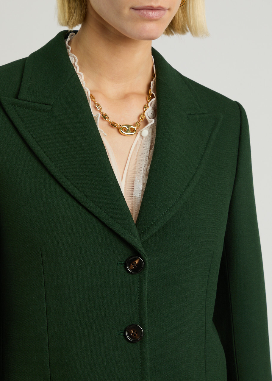 Chloe Wool Jacket Green Chloe