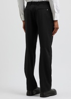 Helmut Lang Straight-leg Wool Trousers Black